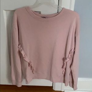 Pink sweatshirt/long sleeved shirt